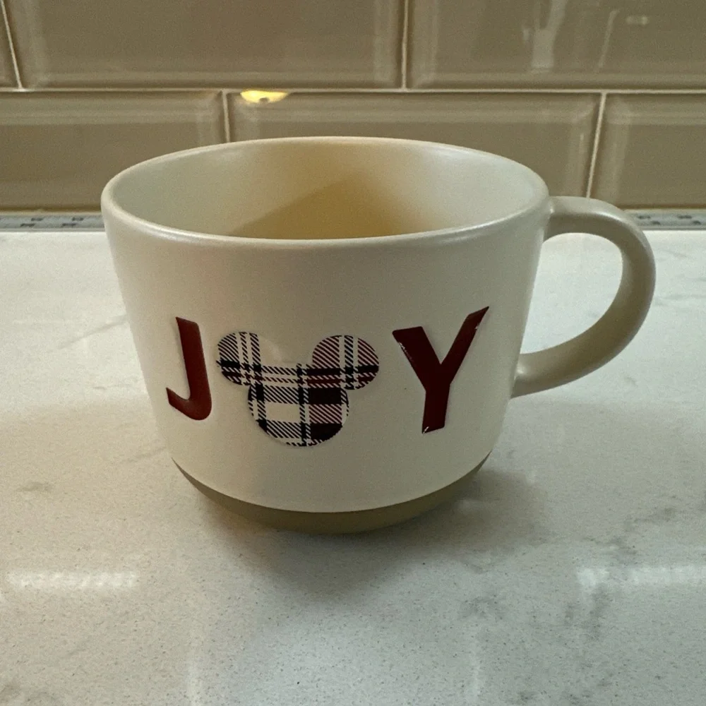Disney Mickey Mouse Homestead ''Joy'' Holiday Mug-sold‎ out everywhere